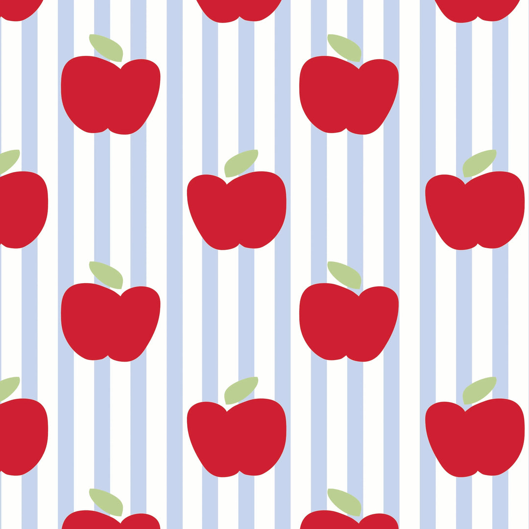 Charles Set | Schoolhouse Apples Blue - PRE-SALE