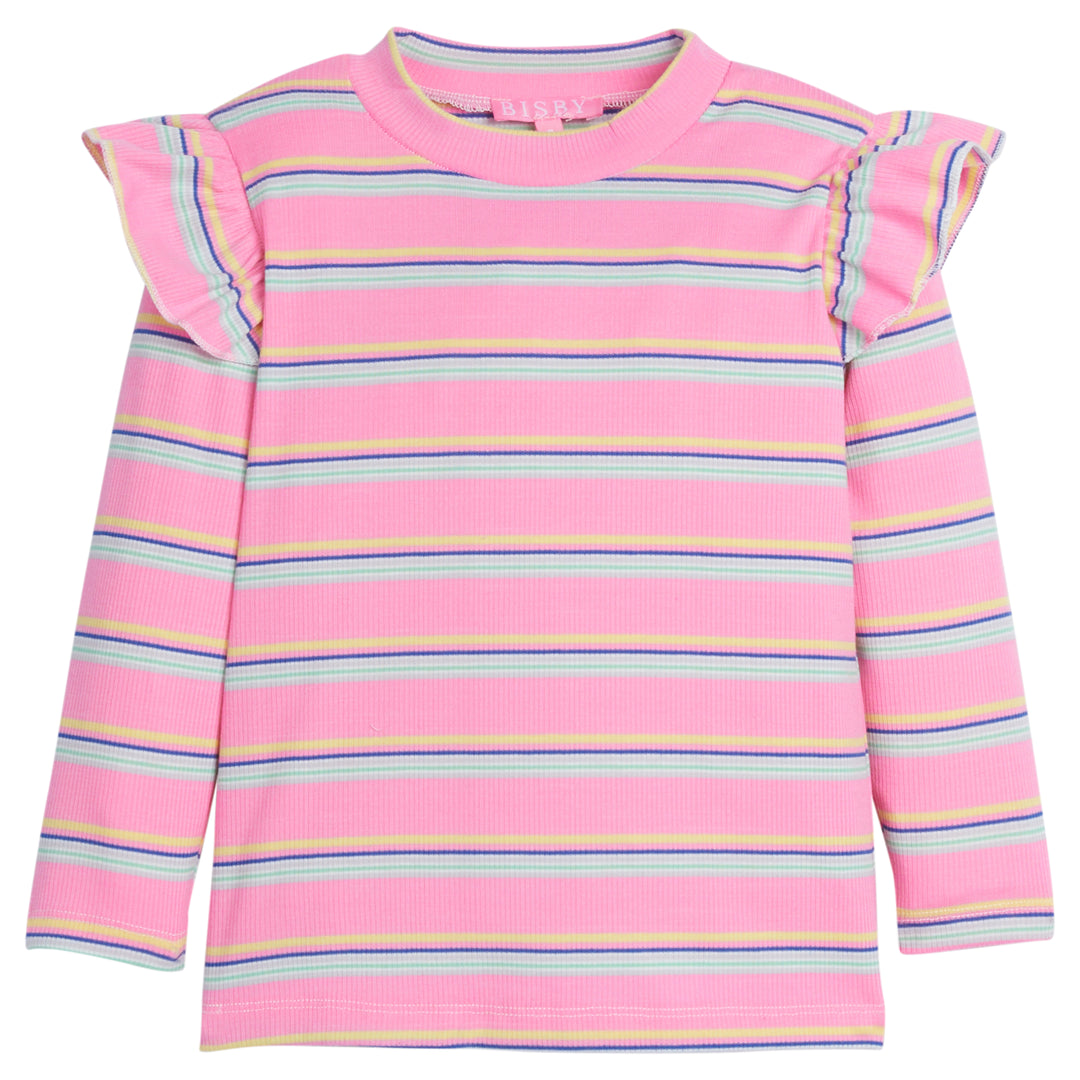 Bisby Sadie Top | Bubblegum Stripe