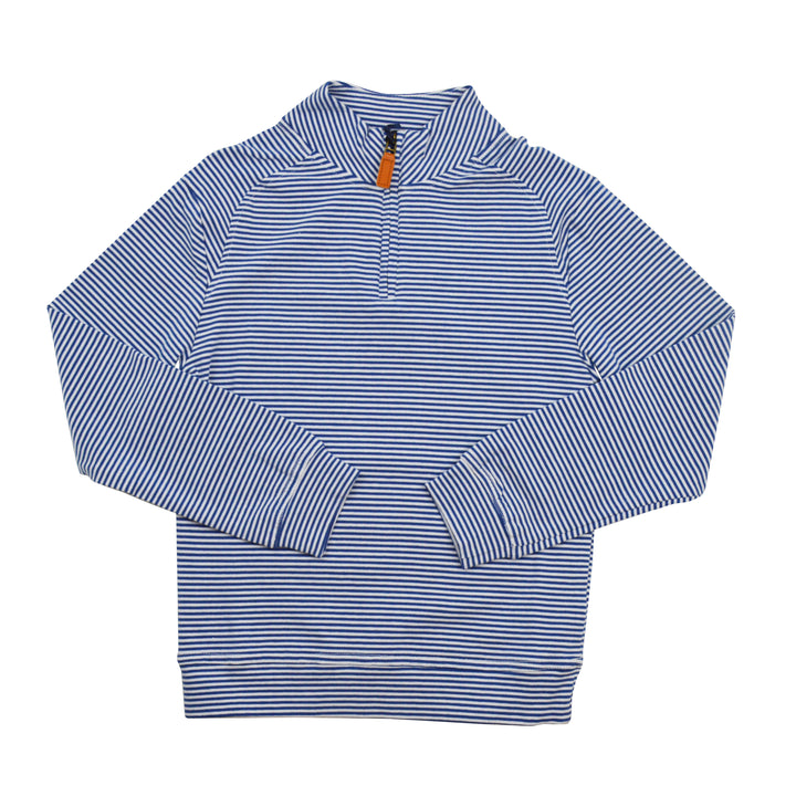 Collins Quarter-Zip | Blue Stripe