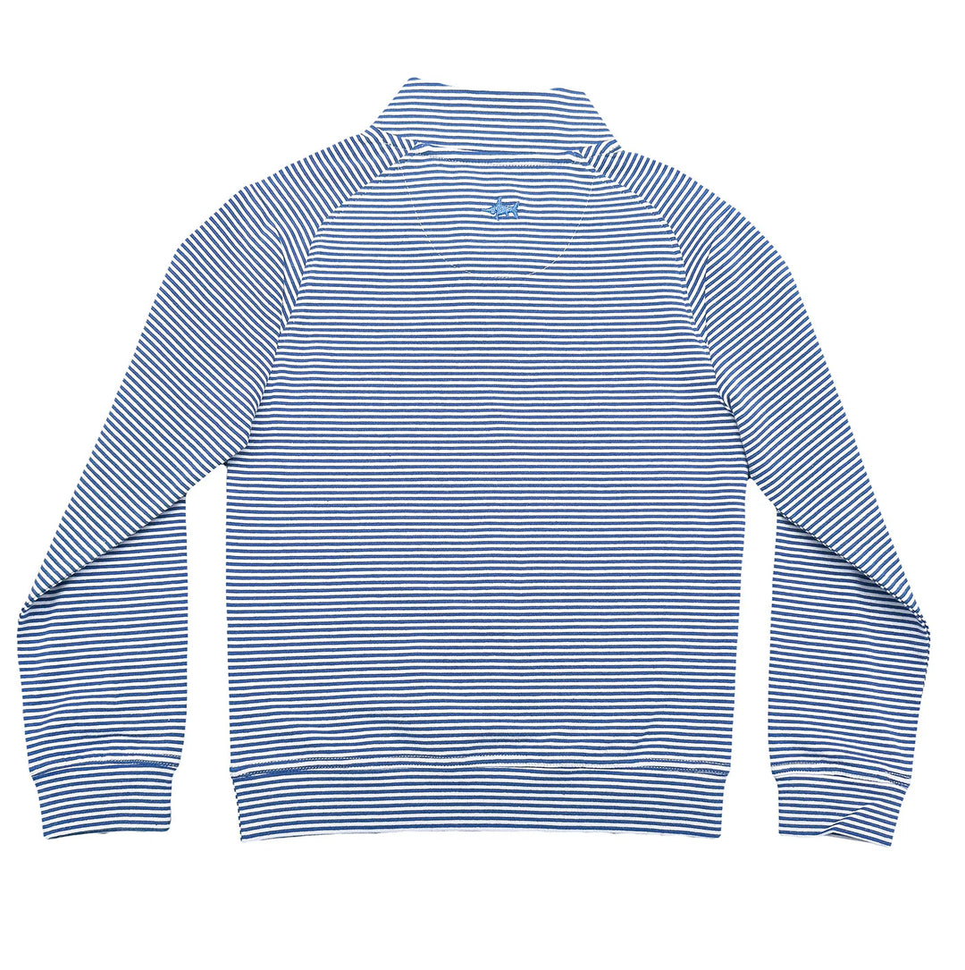 Collins Quarter-Zip | Blue Stripe