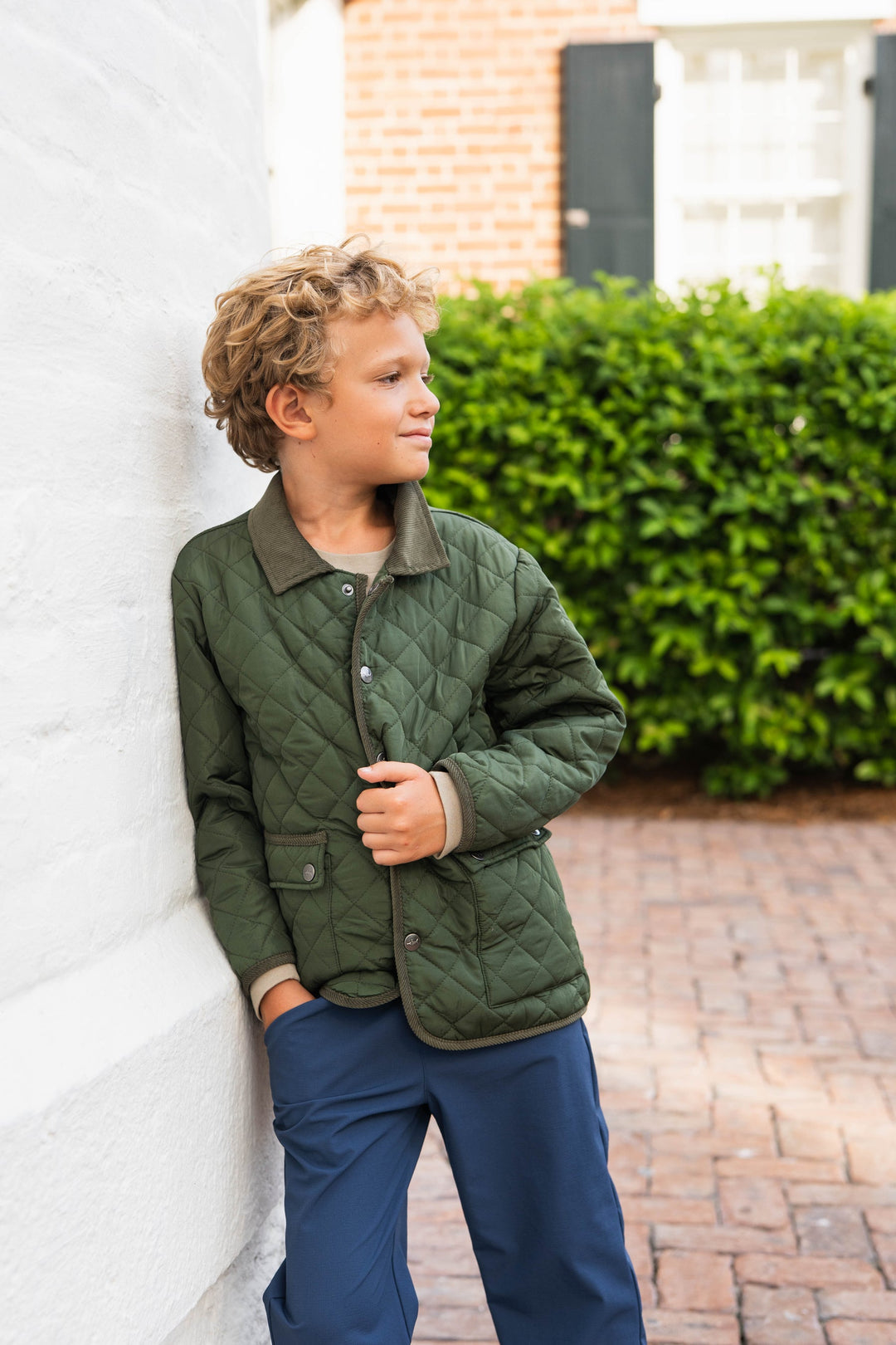 Derby Quilted Field Jacket | Green