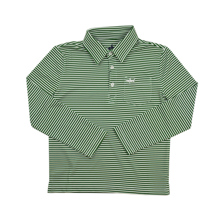 Banks Performance Stripe Polo | Blue