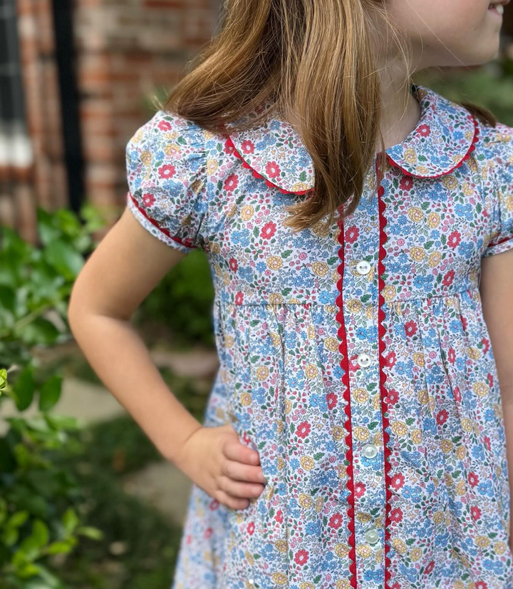 Back to School Floral Dress