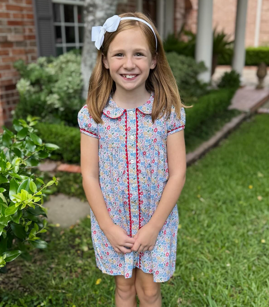 Back to School Floral Dress