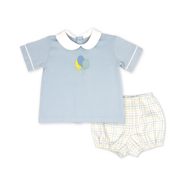 Lullaby Set Sibley Bloomer Set | Party Time Plaid