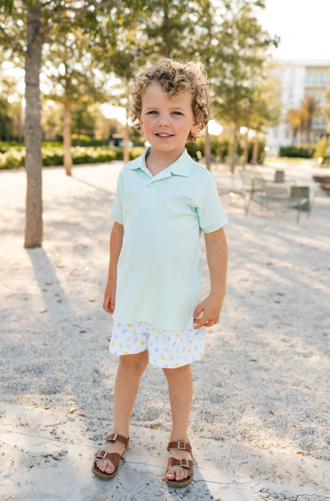 Mint Magnolia Shep Shorts | Tremont Twin Pops