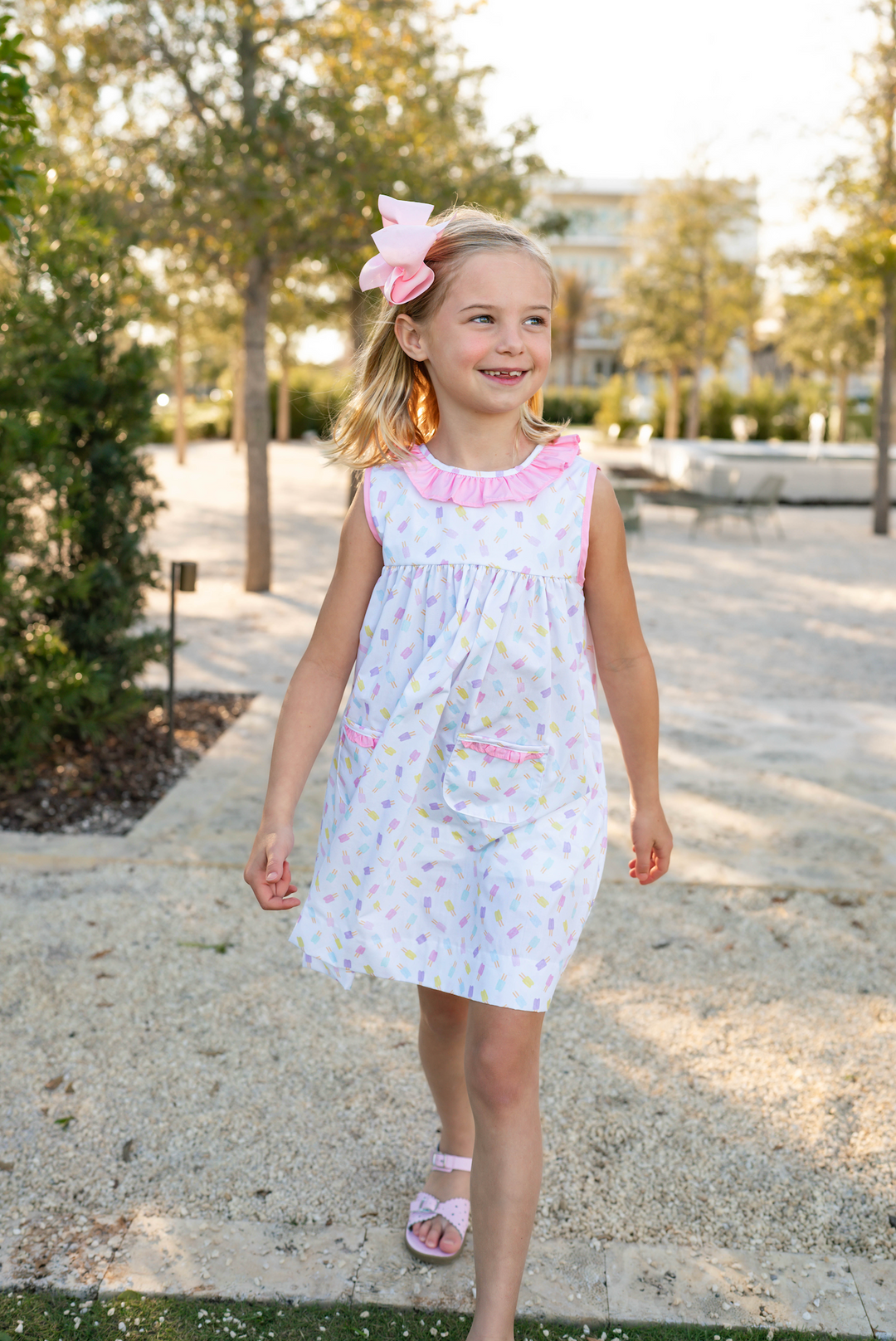 Addison Ruffle Dress | Tremont Twin Pops (6)