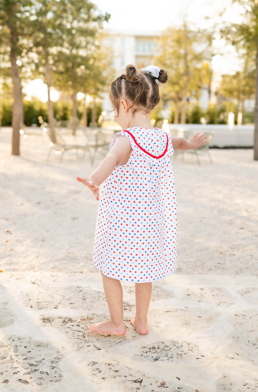 Mint Magnolia Charlotte Scalloped Dress | Dilworth Liberty Daises