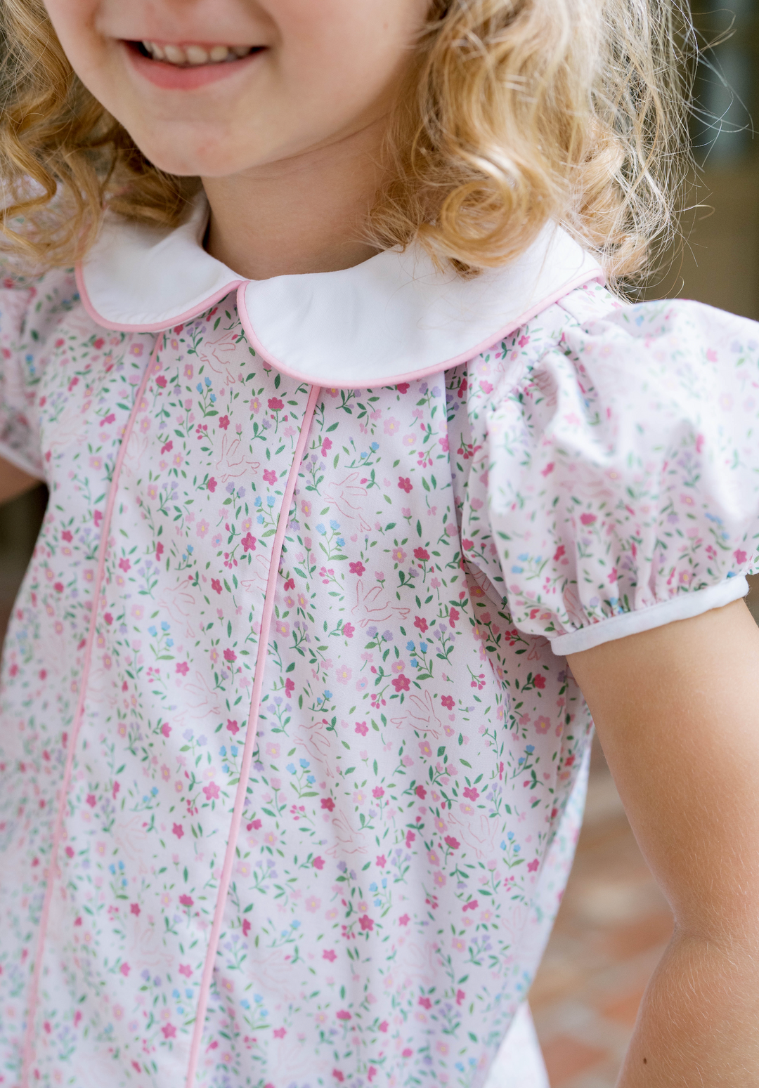 Shelley Dress | Belle Bunny Floral - PRE-SALE