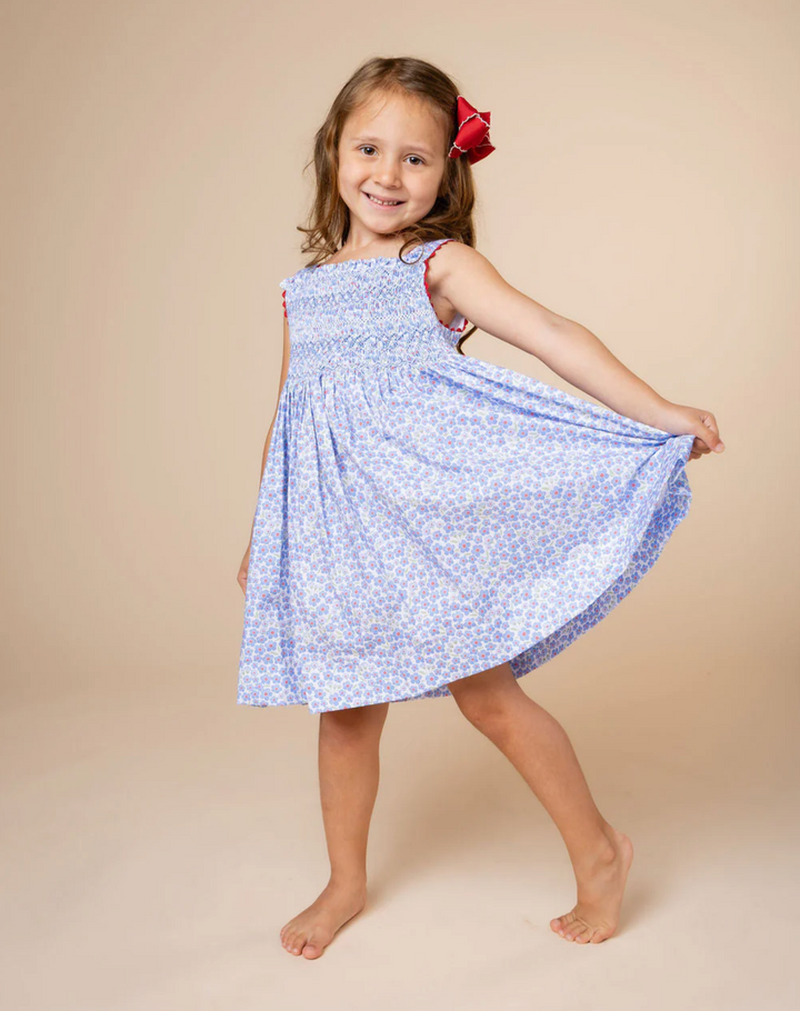 Izzie Dress | Red, White & Bloom Floral