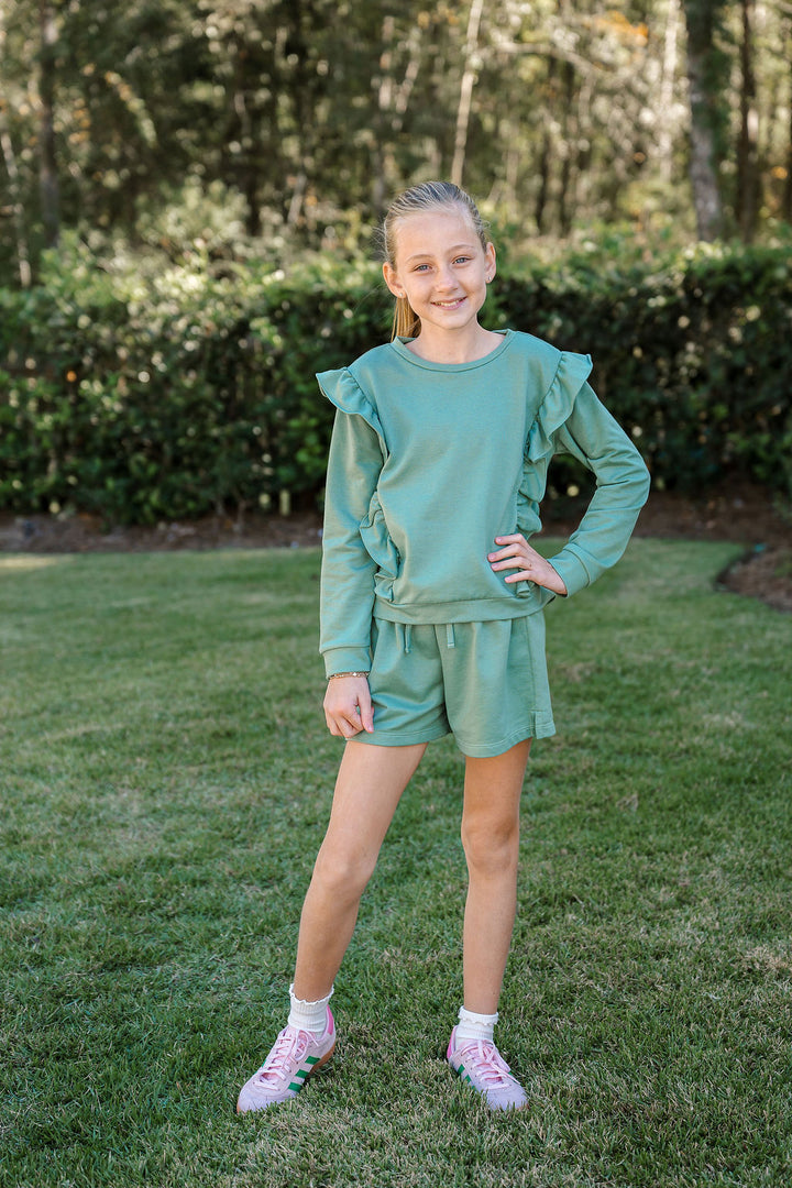 Chelsea Shorts | Greenfield Green Knit - PRE-SALE