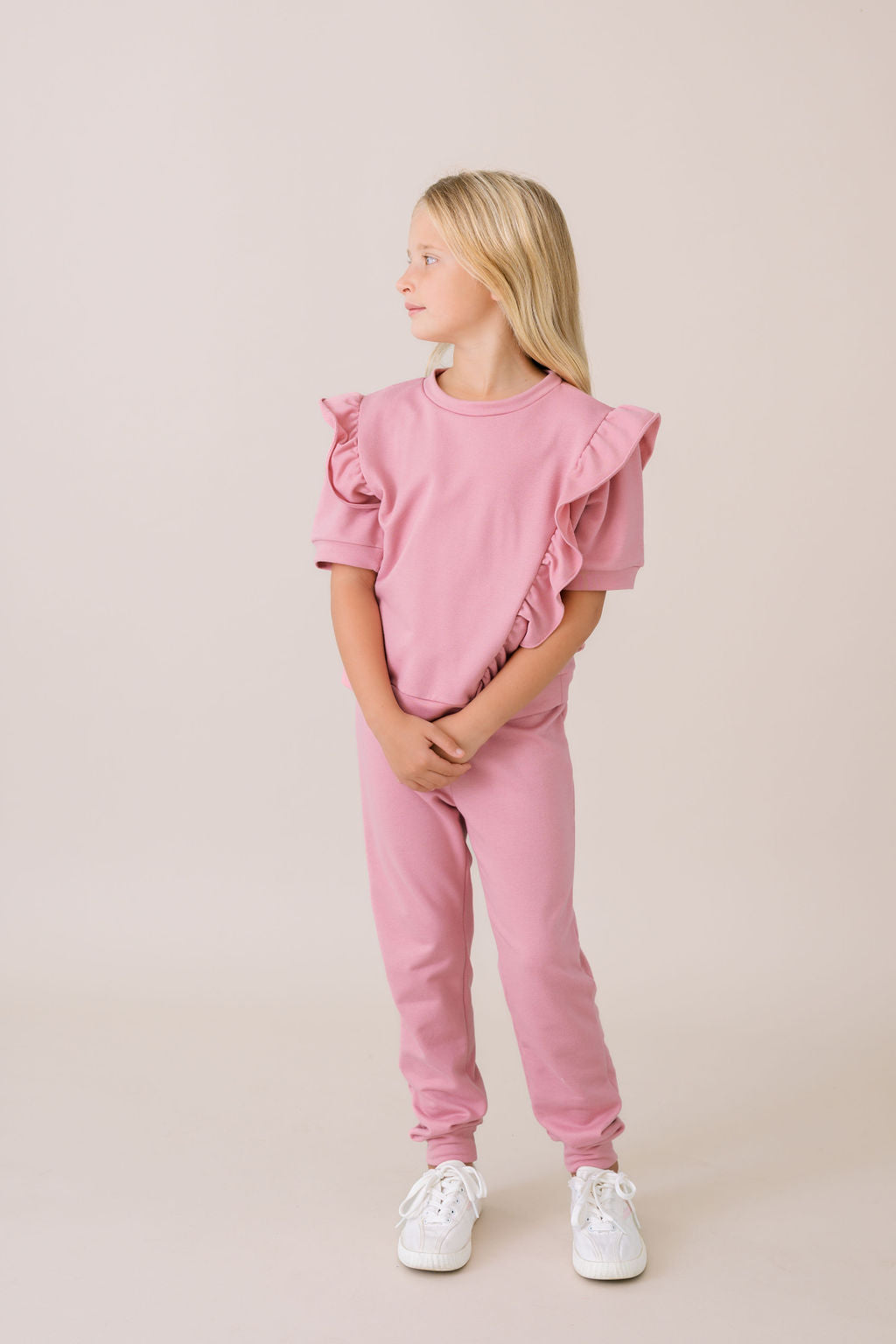 Jemma Jogger | Pembroke Pink Knit
