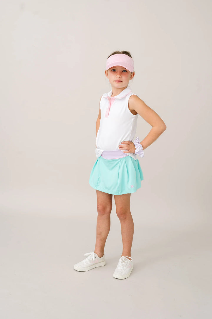 Sarah Skort | Totally Turquoise & Petal Purple (5-6, 11-12, 13-14)