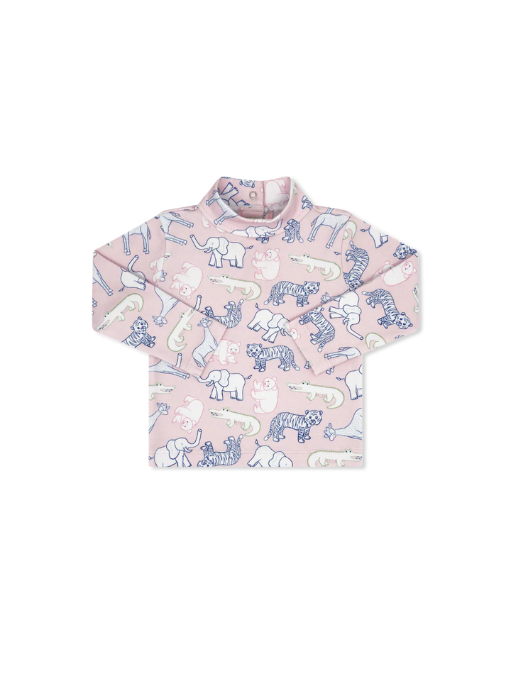Lullaby Set Tiny Tot Turtleneck | Pink Zoo
