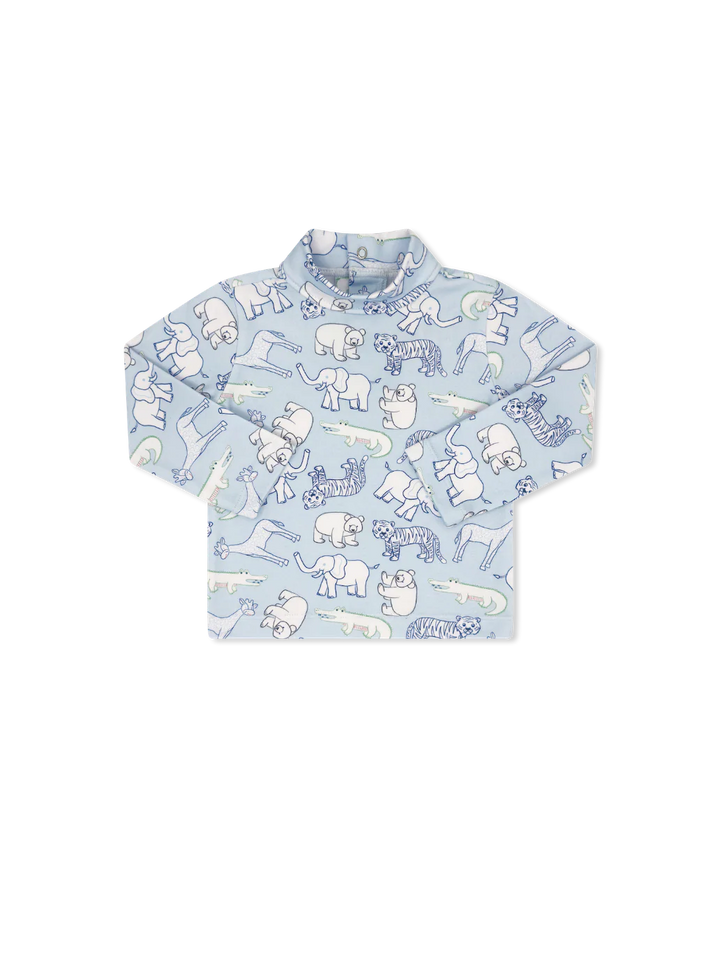 Lullaby Set Tiny Tot Turtleneck | Blue Zoo