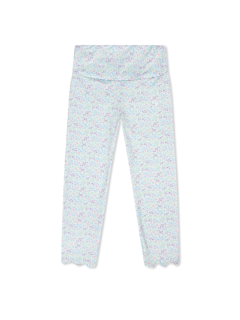 SET Athleisure Sadie Scallop Leggings | Frosted Floral