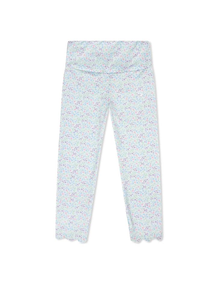 SET Athleisure Sadie Scallop Leggings | Frosted Floral