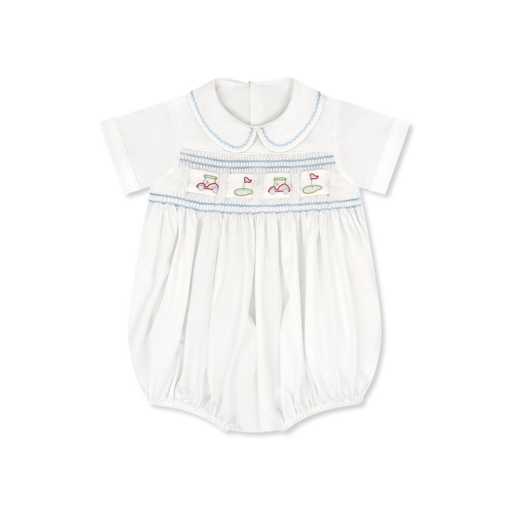 Lullaby Set Noah Ribbon Bubble | White Batiste