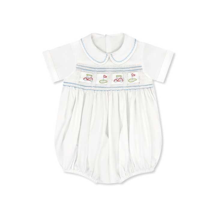 Lullaby Set Noah Ribbon Bubble | White Batiste