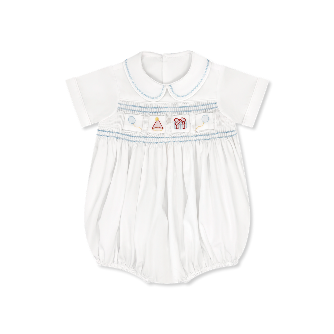 Lullaby Set Noah Ribbon Bubble | White Batiste