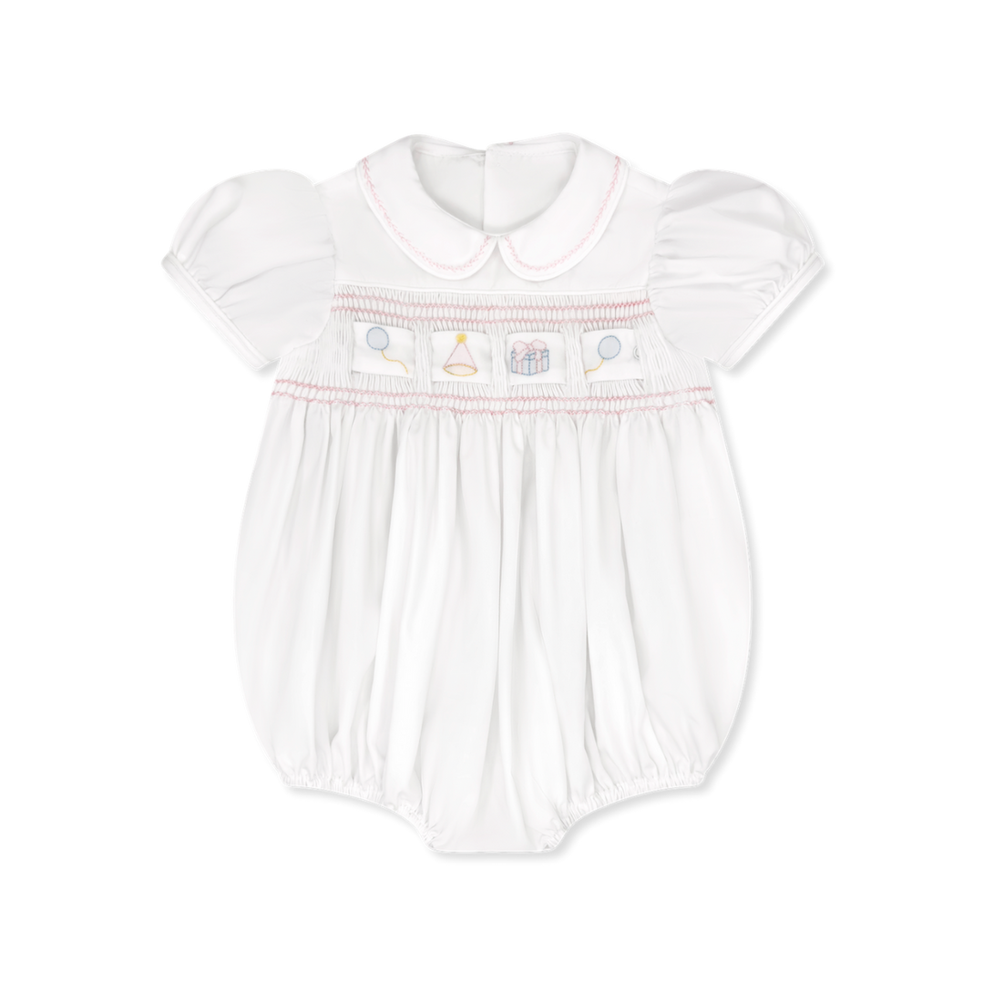 Lullaby Set Ruth Ribbon Bubble | White Batiste