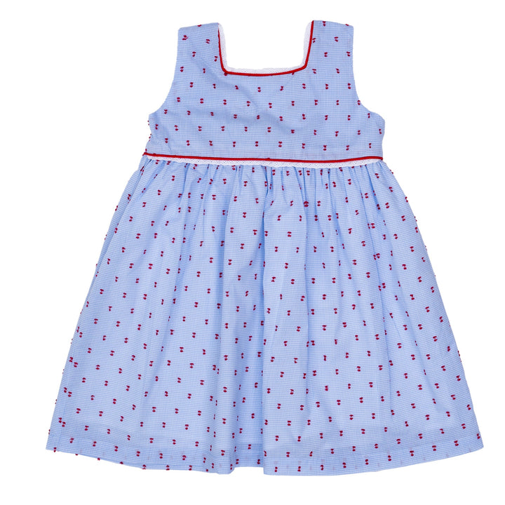 Darby Dress | Star Spangled Swiss Dot