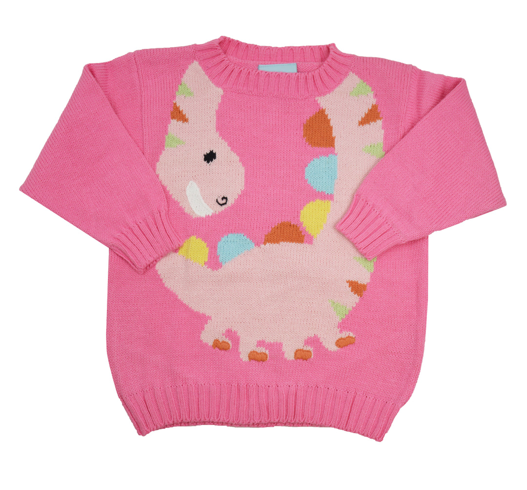 Dinosaur Sweater | Pink