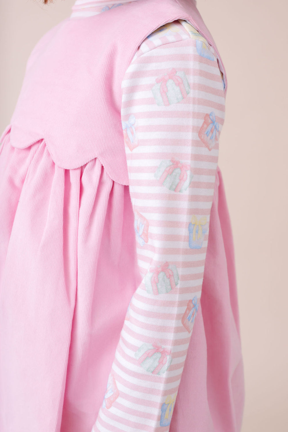 Lullaby Set Tiny Tot Turtleneck | Party Pink