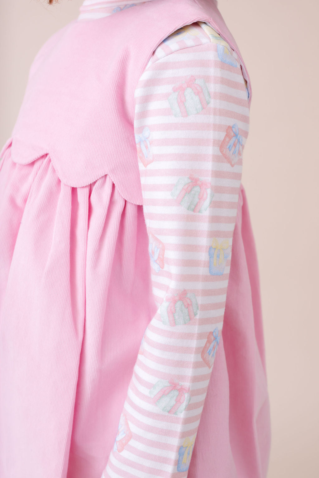 Lullaby Set Tiny Tot Turtleneck | Party Pink