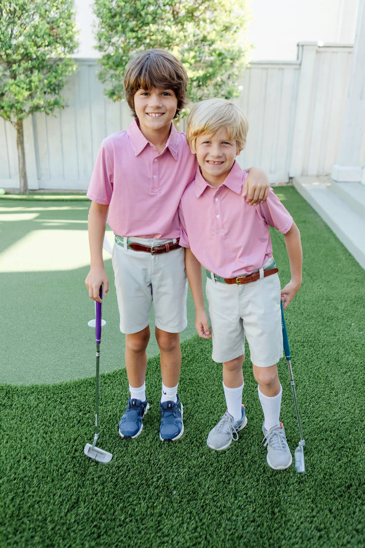 Will Performance Polo | Red & White Stripe