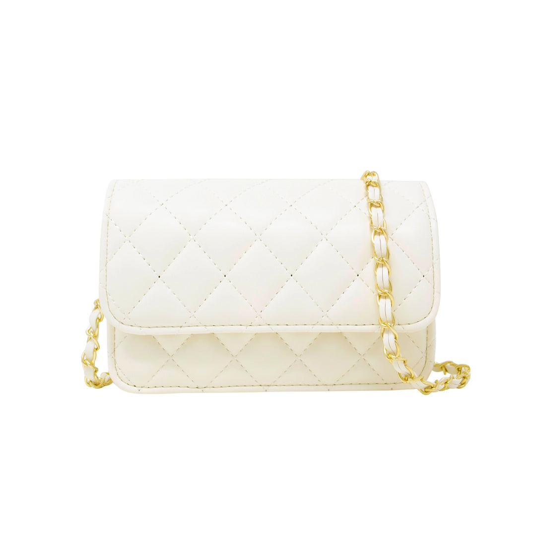 White quilted handbag hotsell