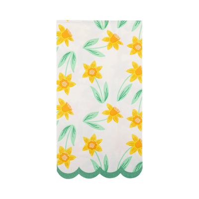 My Mind's Eye Daffodil Scallop Napkins