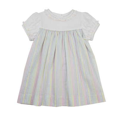 Anvy Kids Christy Dress | Pastel Stripe