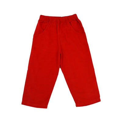 Luigi Corduroy Pocket Pants | Red