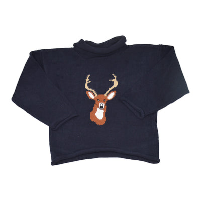 Luigi Rollneck Sweater | Deer