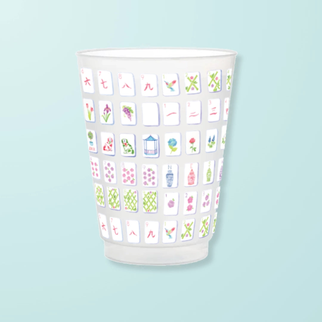 Mahjong Tiles Cups