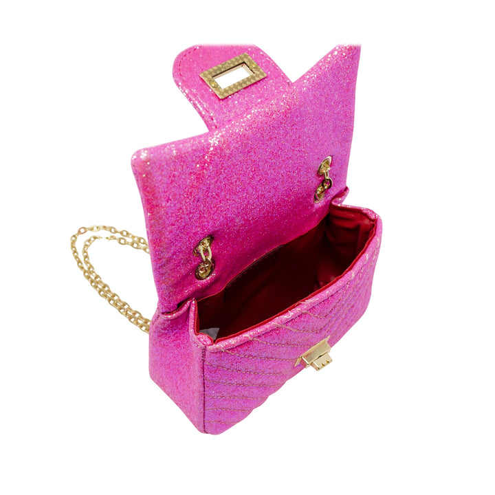 Glitter Wave Handbag | Hot Pink