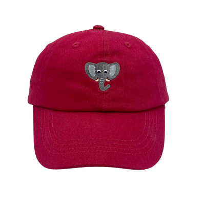 Bits & Bows Baseball Hat | Elephant