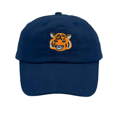 Bits & Bows Baseball Hat | Navy Tiger