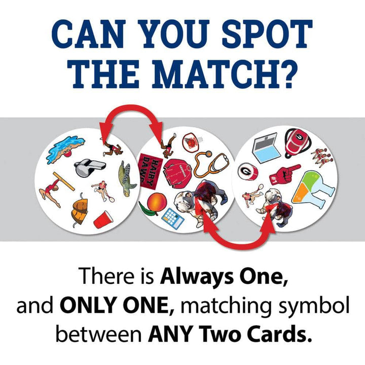 Spot It! Card Game | Georgia Bulldogs