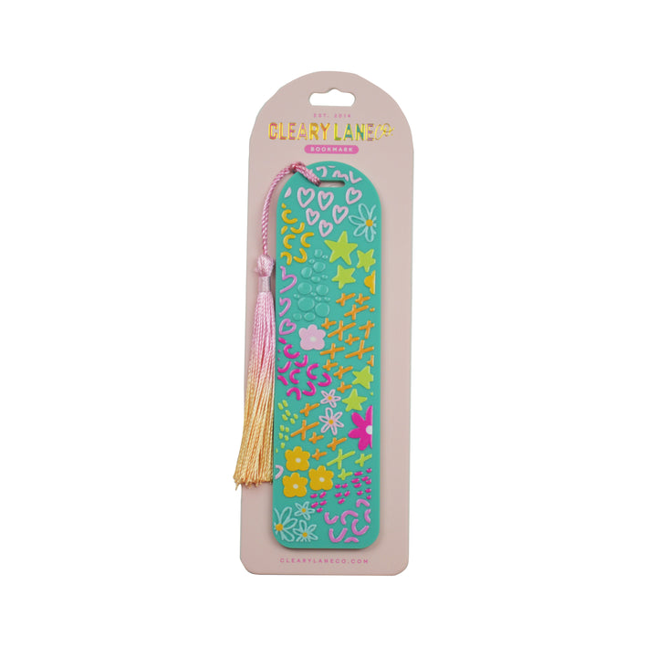 Acrylic Bookmark with Tassel | Garden