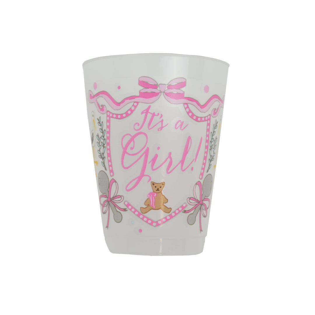 Over the Moon It's A Girl Cups