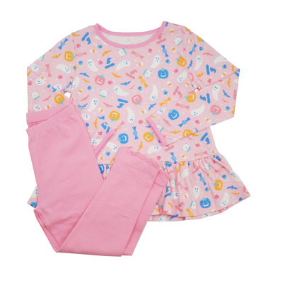 James & Lottie Peggy Peplum Set | No Tricks, Just Treats Knit