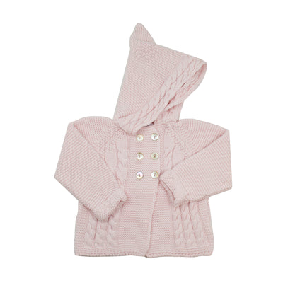 Mi Lucero Hooded Sweater Jacket | Pink