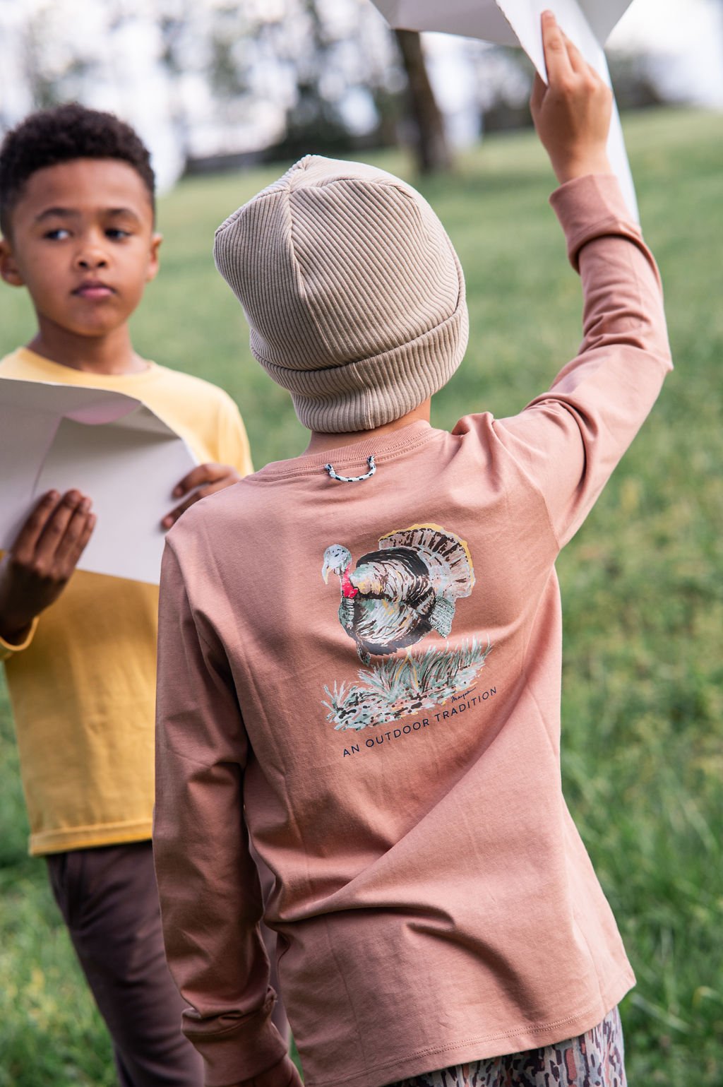 Long-Sleeve Cotton T-shirt | Turkey - PRE-SALE