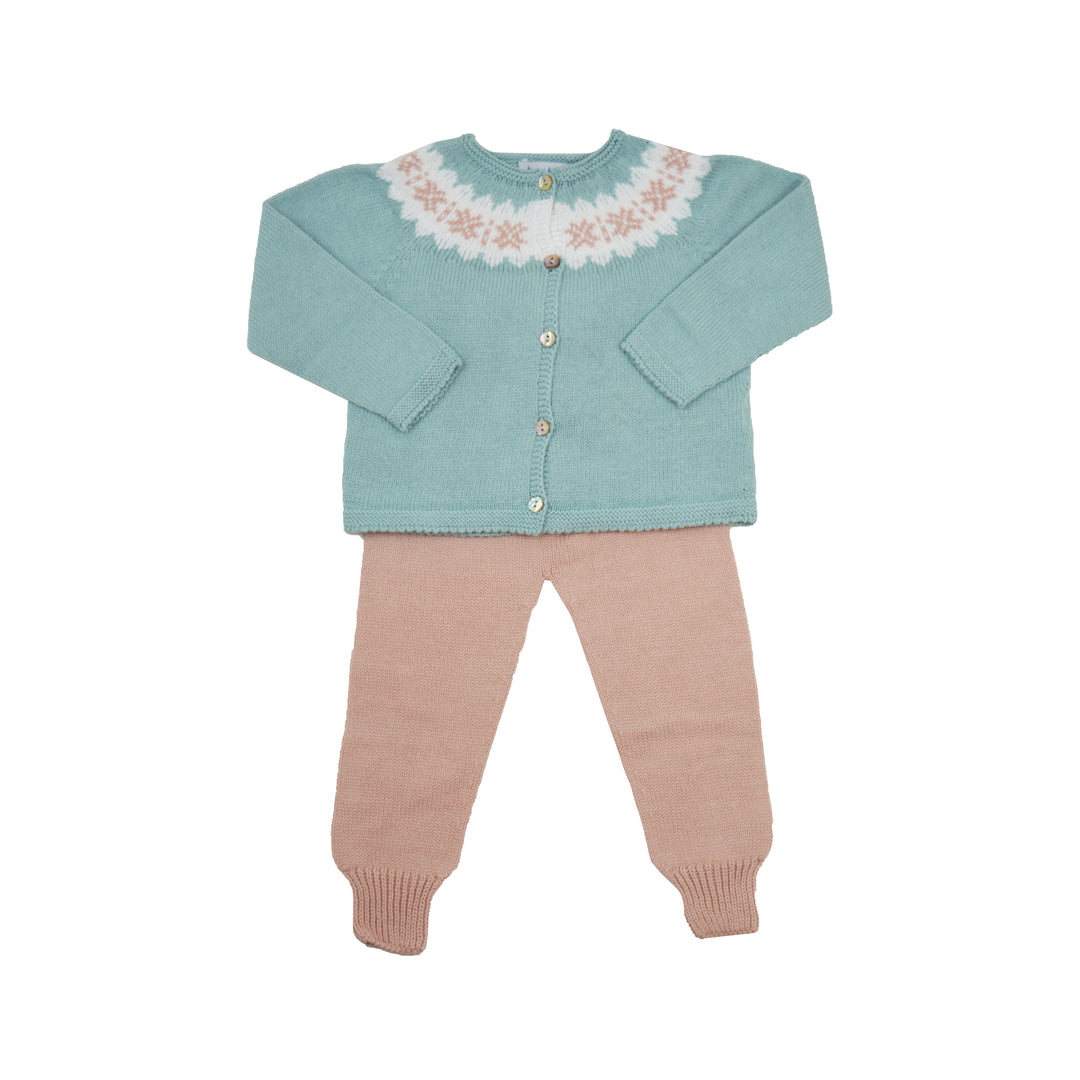 Mi Lucero Fair Isle Jogger Set | Jade & Rose