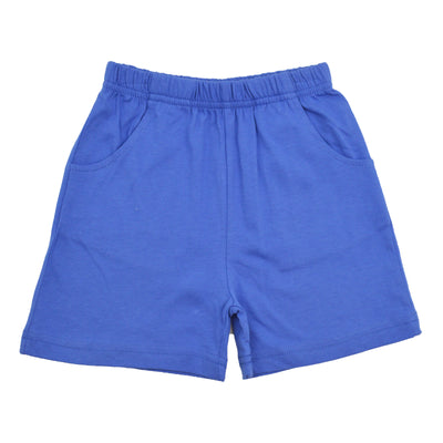 Luigi Jersey Pocket Shorts | Chambray Blue
