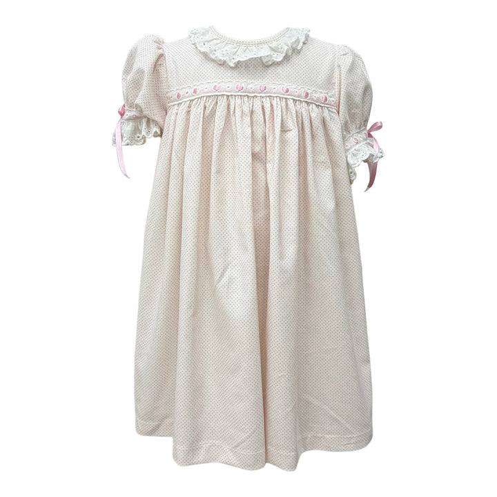 Margaret Dress | Pink Bitty Dot - PRE-SALE