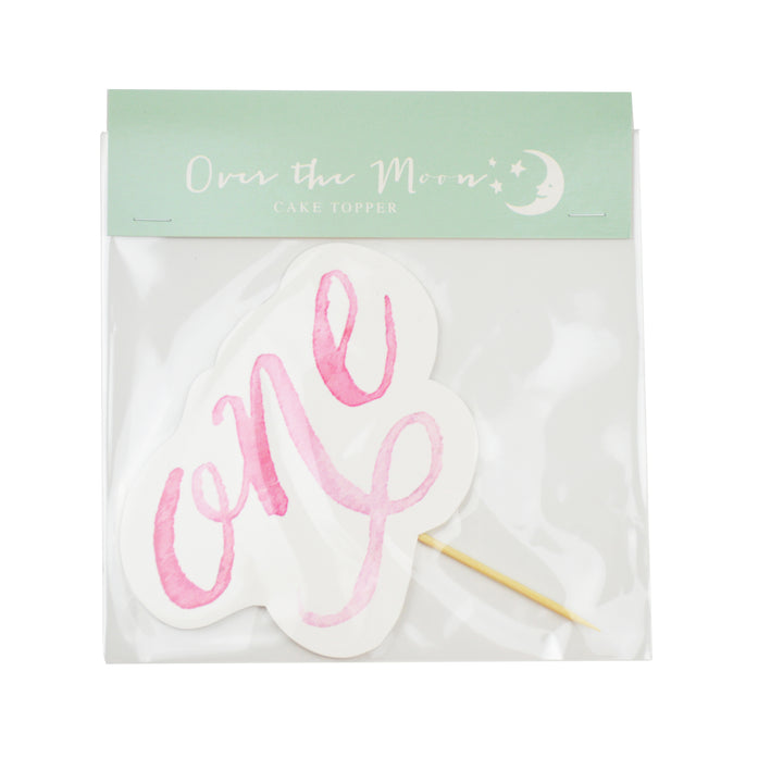 First Birthday Cake Topper | Pink