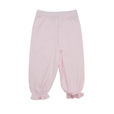 Knit Pants | Light Pink Stripe